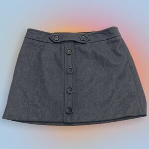GAP Women’s 4 Gray Wool Blend Skirt
